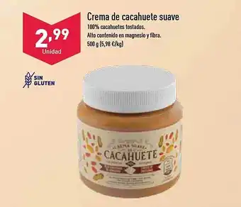 ALDI Crema de cacahuete suave oferta