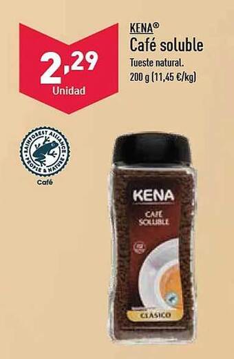 ALDI Kena café soluble oferta