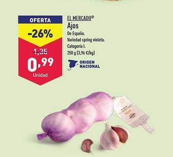 ALDI El mercado ajos oferta