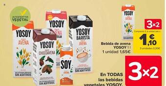 Carrefour Bebida de avena yosoy oferta