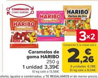 Carrefour Caramelos de goma haribo oferta