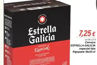 Cash Ifa Cerveza estrella galicia especial lata frigopack 16 oferta