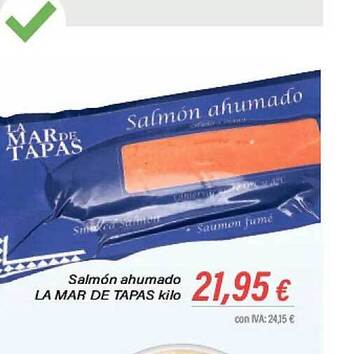 Cash Ifa Salmón ahumado la mar de tapas kilo oferta