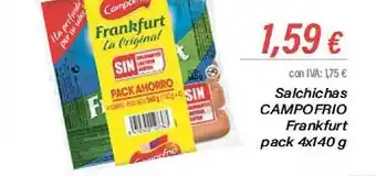 Cash Ifa Salchichas campofrio frankfurt oferta