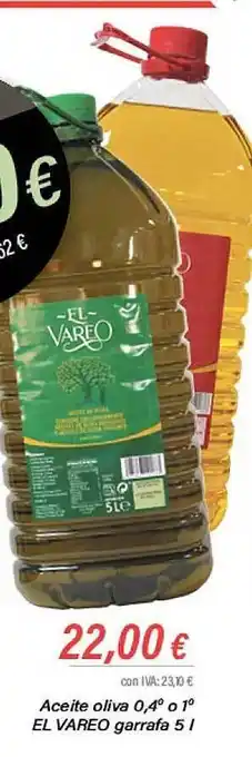 Cash Ifa Aceite oliva 0.4° o 1° el vareo oferta