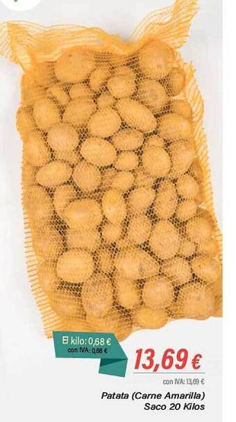 Cash Ifa Patata (carne amarilla) oferta