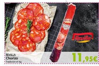 Hiper Usera Revilla chorizo tradición el kg oferta