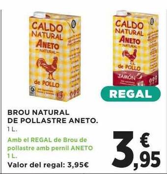 Hipercor Brou natural de pollastre aneto oferta