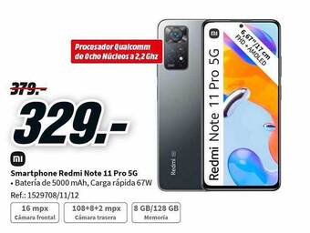 MediaMarkt Mi smartphone redmi note 11 pro 5g oferta