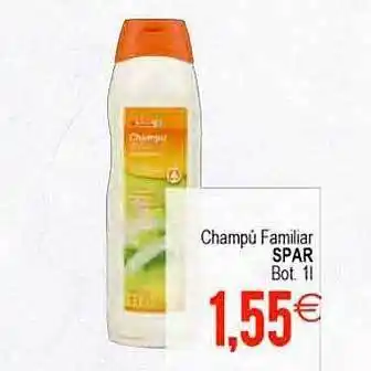 Plenus Supermercados Champú familiar spar oferta