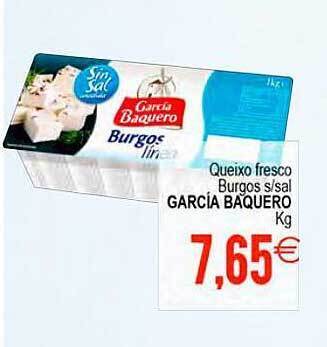 Plenus Supermercados Queixo fresco burgos s sal garcía baquero oferta