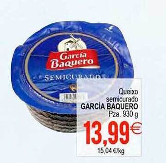 Plenus Supermercados Queixo semicurado garcía baquero oferta