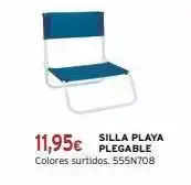 Cadena88 11,95€ silla playa plegable colores surtidos. 555n708 oferta
