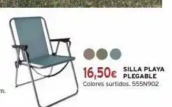 Cadena88 16,50€ silla playa plegable colores surtidos. 555n902 oferta