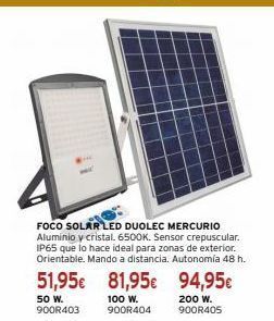Cadena88 Foco solar oferta
