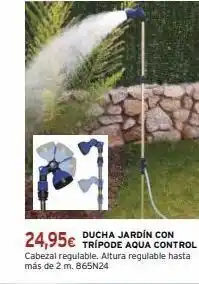 Cadena88 24,95€ trípode aqua control ducha jardín con cabezal regulable. altura regulable hasta más de 2 m. 865n24 oferta