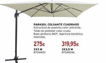 Cadena88 Parasol colgante oferta