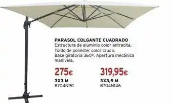 Cadena88 Parasol colgante oferta