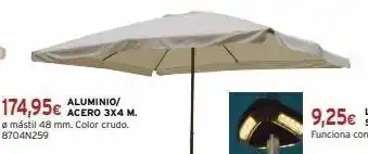 Cadena88 174,95€ aluminio/ acero 3x4 m. @mástil 48 mm. color crudo. 8704n259 oferta