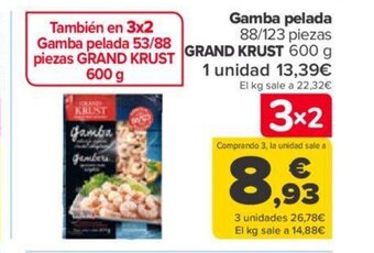 Carrefour Gamba Pelada oferta