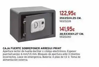 Cadena88 Caja fuerte arregui oferta