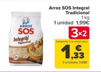 Carrefour Arroz Sos Integral Tradicional oferta