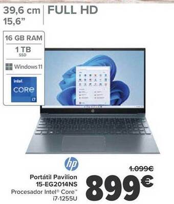 Carrefour Hp portátil pavilion 15-eg2014ns oferta