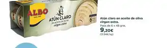 El Corte Inglés Atún claro en aceite de oliva virgen extra oferta