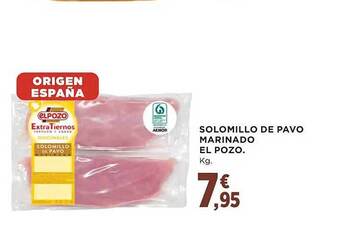 El Corte Inglés Solomillo de pavo marinado el pozo oferta