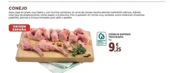 El Corte Inglés Conejo entero troceado oferta