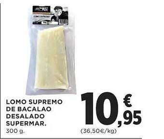 El Corte Inglés Lomo supremo de bacalao desalado supermar oferta