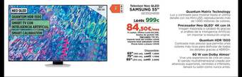El Corte Inglés Televisor neo qled samsung 55 oferta