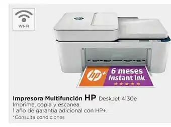 El Corte Inglés Impresora multifunción hp deskjet 4130e oferta