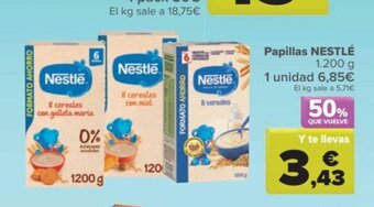 Carrefour Papillas nestle oferta