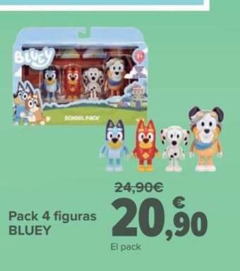 Carrefour Pack 4 Figuras Bluey oferta