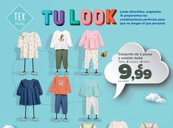 Carrefour Conjunto de 2 Piezas o Vestido Bebe oferta