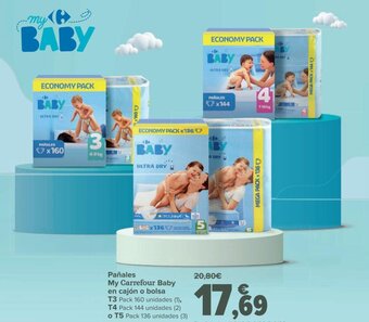 Carrefour Pañales My Carrefour Baby oferta