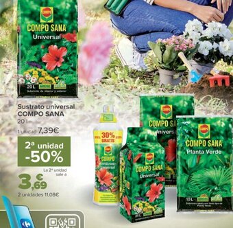 Carrefour Sustrato Universal compo sana oferta