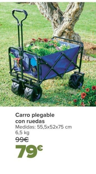 Carrefour Carro Plegable Con Ruedas oferta