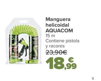 Carrefour Manguera Helicoidal Aquacom oferta