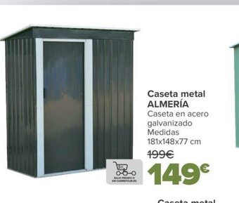 Carrefour Caseta Metal Almeria oferta