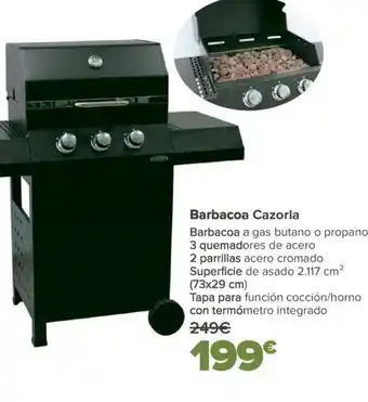 Carrefour Barbacoa cazoria oferta