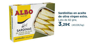 Hipercor Sardinillas en aceite de oliva virgen extra oferta