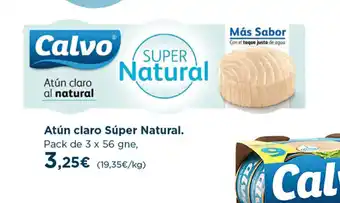 Hipercor Atún claro súper natural oferta