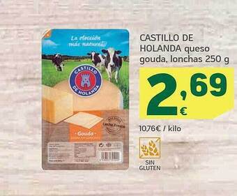 HiperDino Castillo de holanda queso gouda oferta