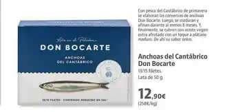 Anchoas del cantábrico don bocarte