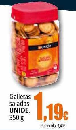 Unide Supermercados Galletas saladas unide oferta