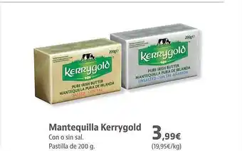 Mantequilla kerrygold con o sin sal