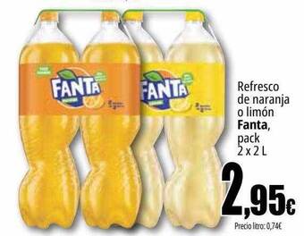 Unide Supermercados Refresco de naranja o limón fanta oferta
