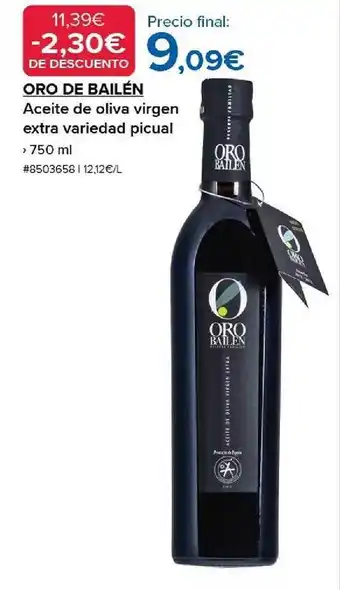 Costco Oro bailén aceite de oliva virgen extra variedad picual oferta